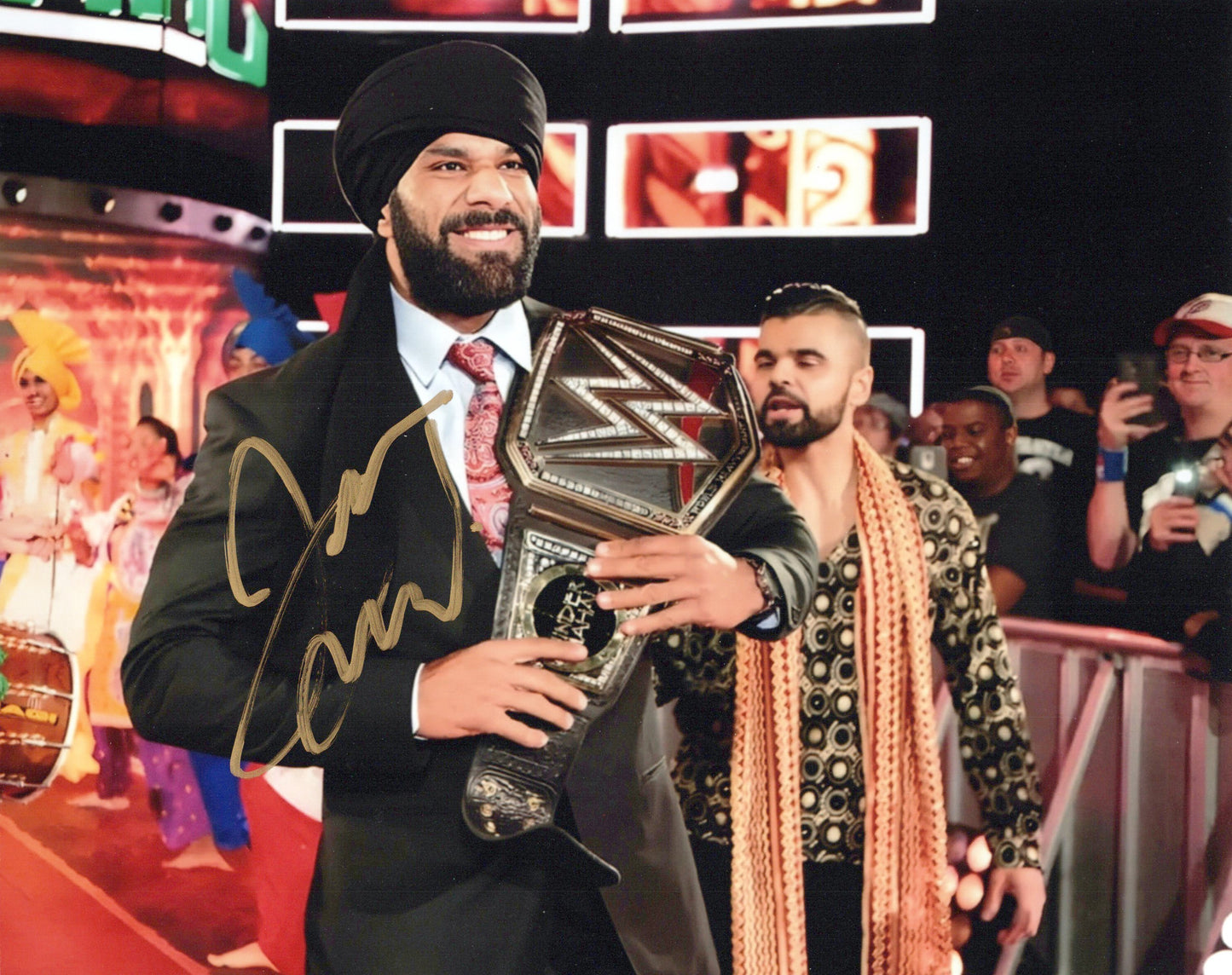 Jinder Mahal Raj Dhesi 8x10 photo signed auto autographed WWF WWE
