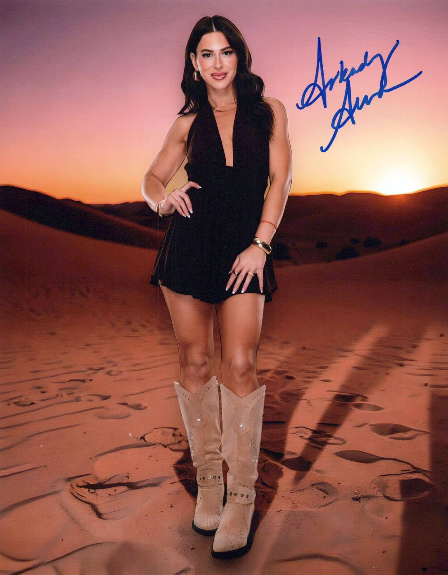 Arkady Aura 8x10 photo signed auto autographed AEW sexy diva