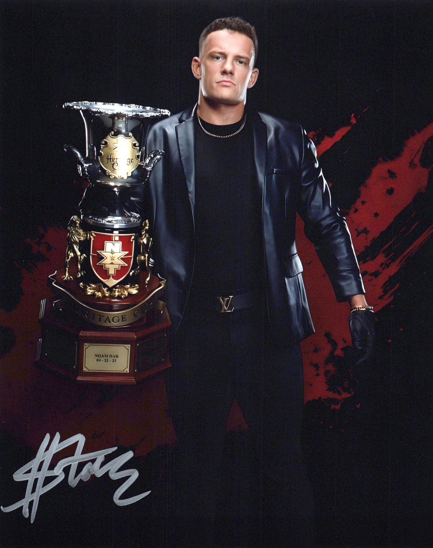 Stacks $tacks Lorenzo (8x10) funhouse photo signed auto autographed WWE NXT