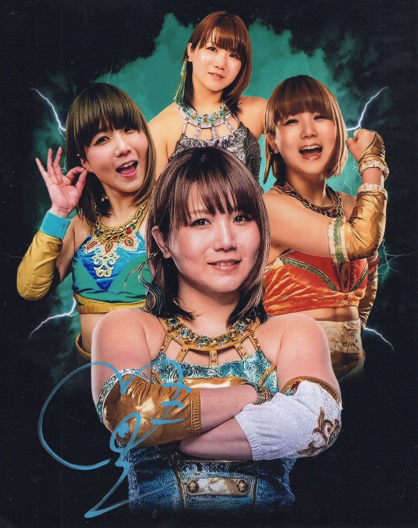 Yuka Sakazaki AEW 8x10 photo signed auto autographed ChocoPro DDT
