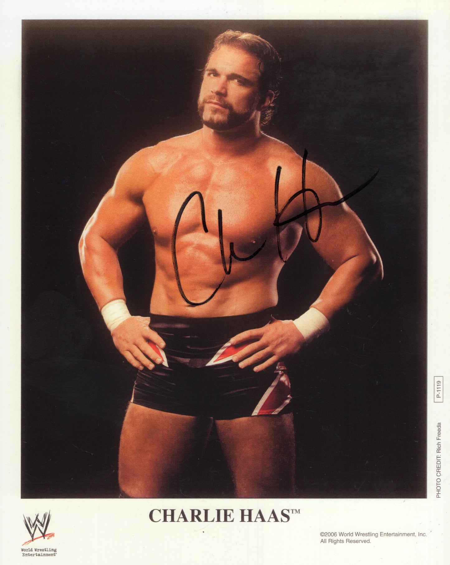 Charlie Haas WWE WWF 8x10 photo signed auto autographed