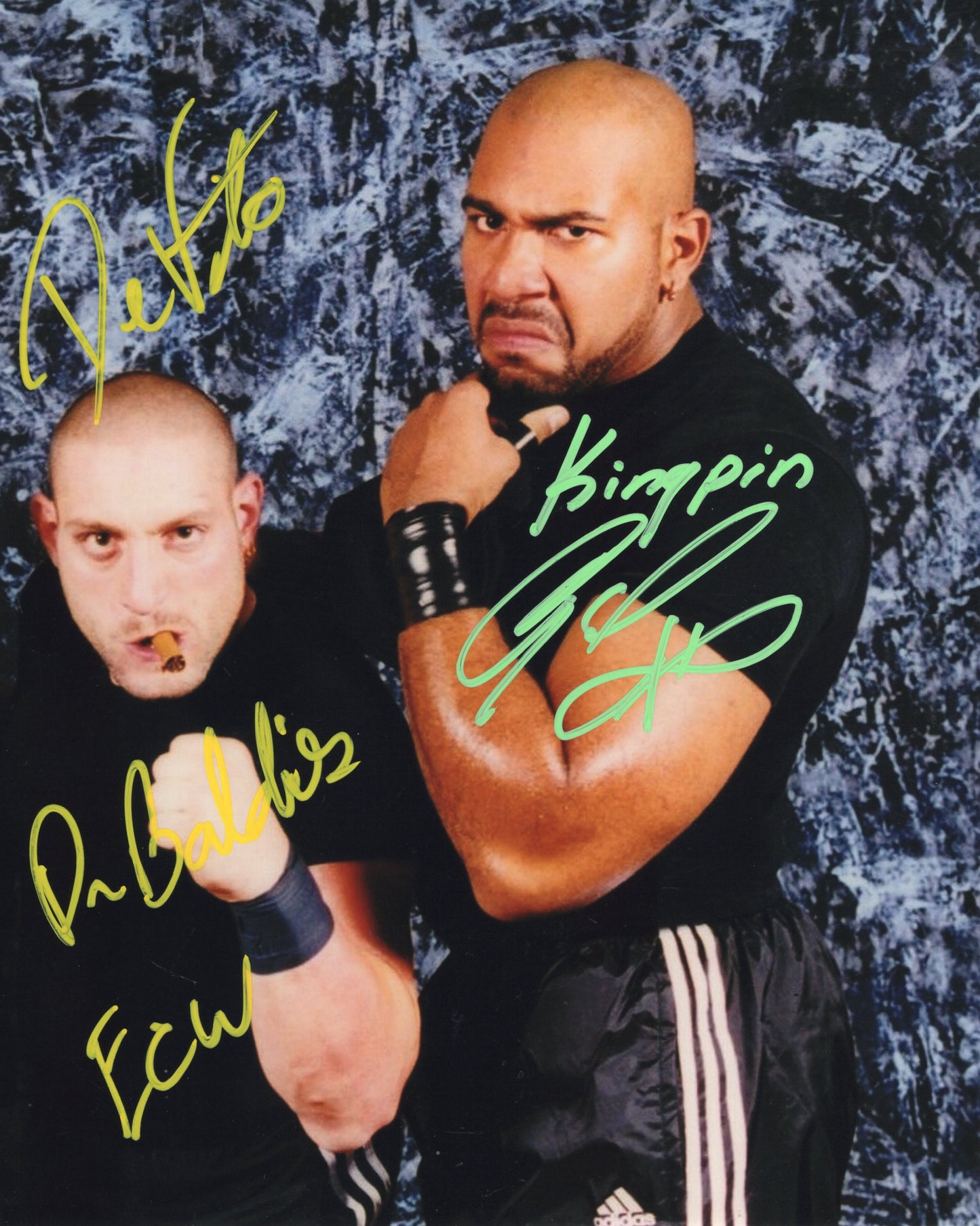 Da Baldies ECW Kingpin Devito 8x10 photo signed auto autographed