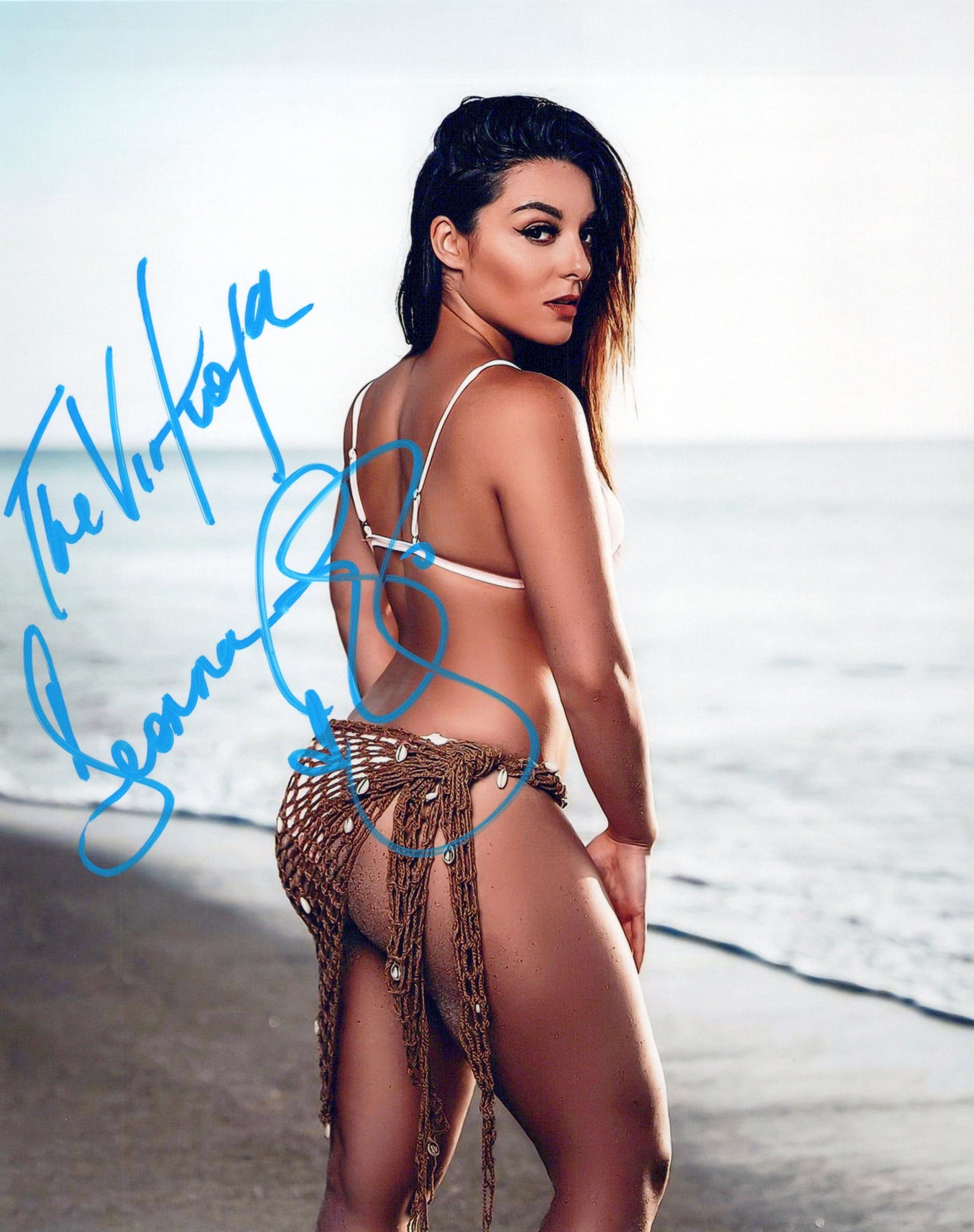 Deonna Purrazzo (8x10 metallic photo) funhouse AEW TNA signed autographed
