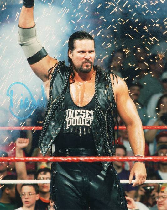 Diesel 8x10 metallic photo signed auto autographed Kevin Nash WWE WCW WWF TNA