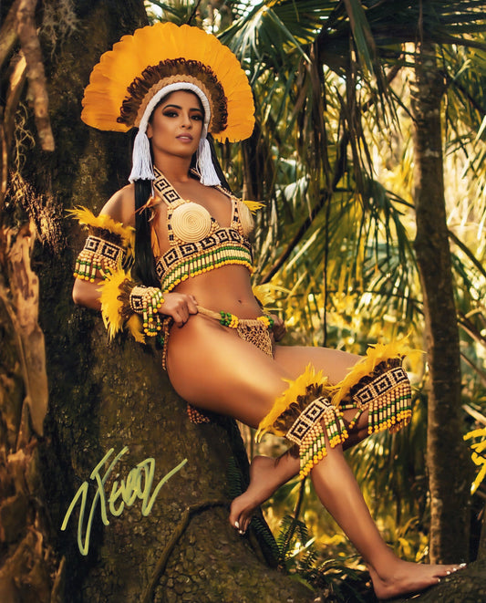 Valentina Feroz (metallic 8x10)  Autographed signed Photo WWE NXT Sexy auto