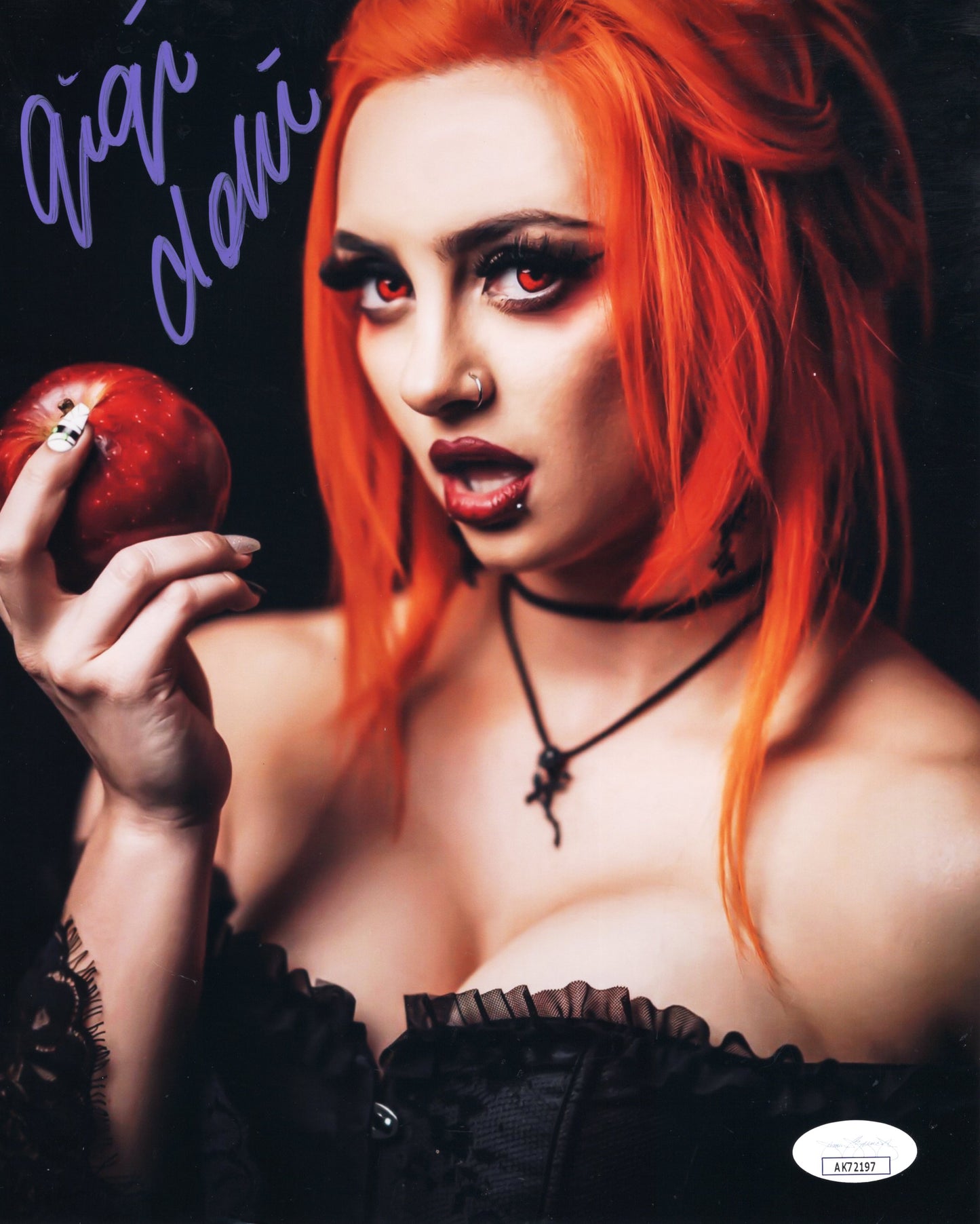 Gigi Dolin (8x10 metallic) JSA COA WWE NXT photo signed auto autographed