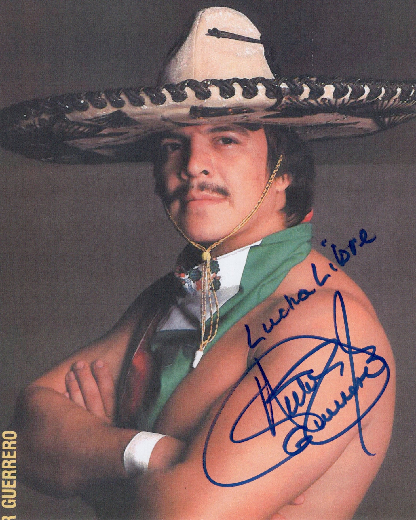 Hector guerrero 8x10 WCW photo signed auto autographed