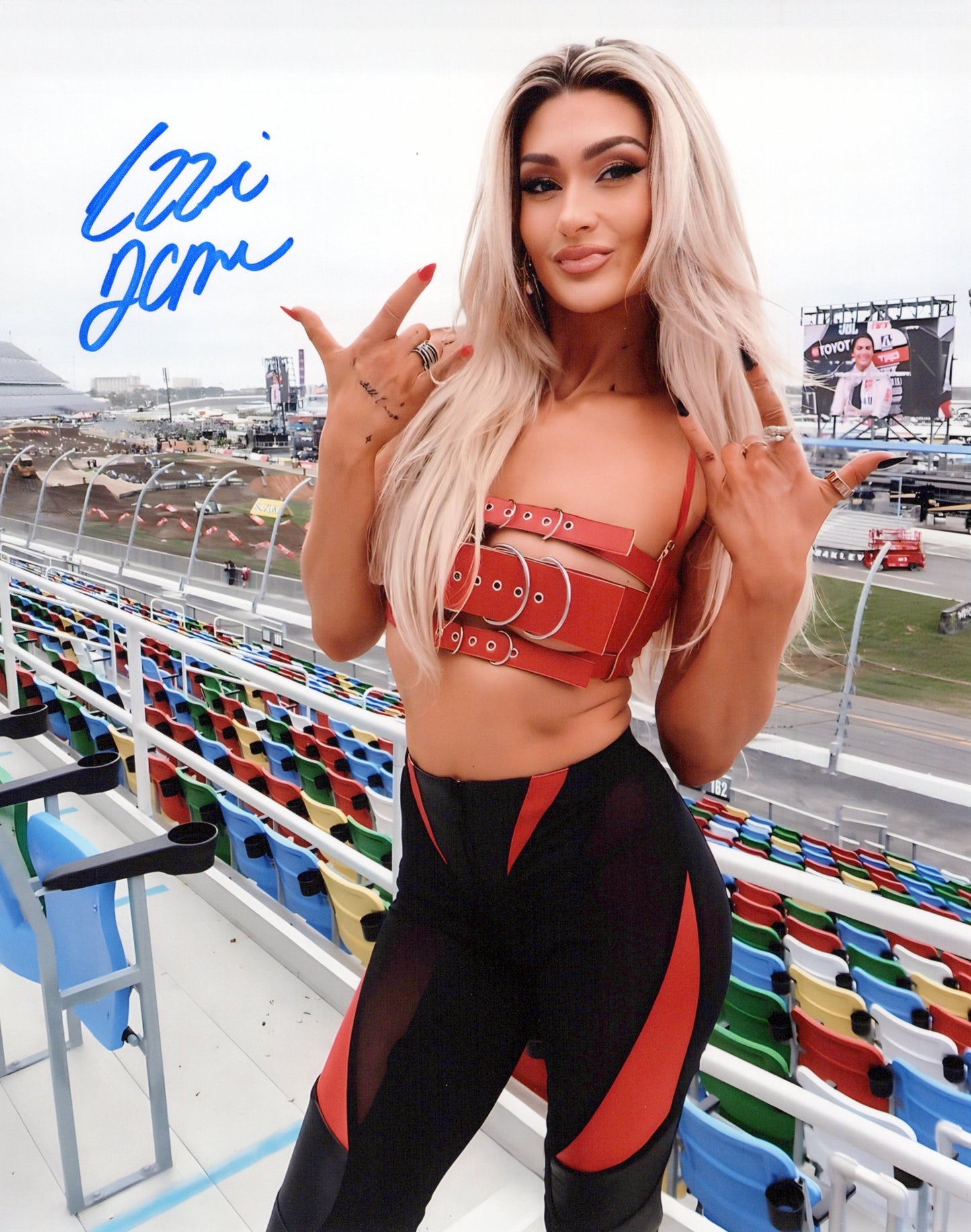 Izzi Dame (8x10) photo signed auto autographed NXT WWE