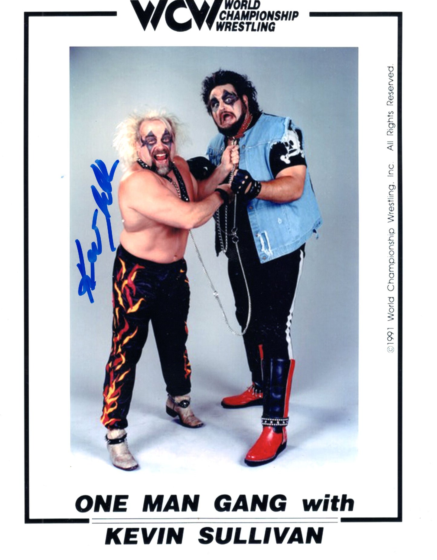 Kevin Sullivan 8x10 photo signed auto autograph NWA WCW FCW