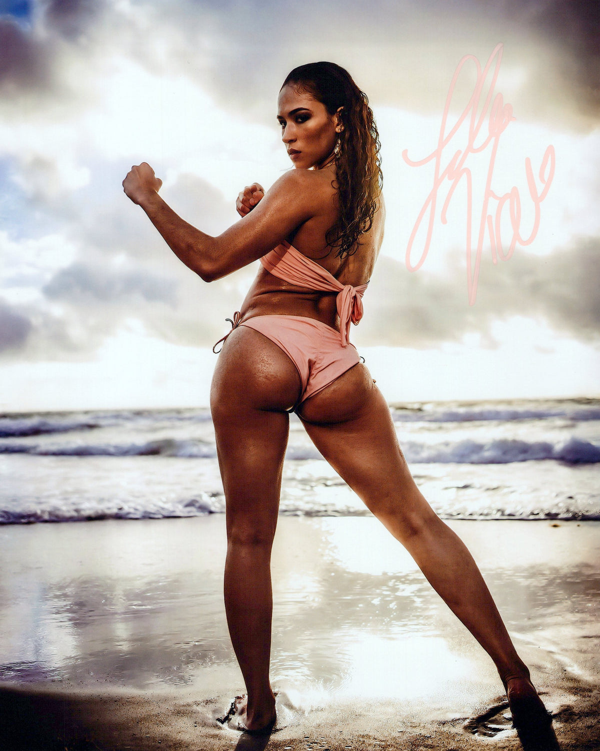 Lola Vice (8x10) funhouse WWE NXT photo signed auto autographed