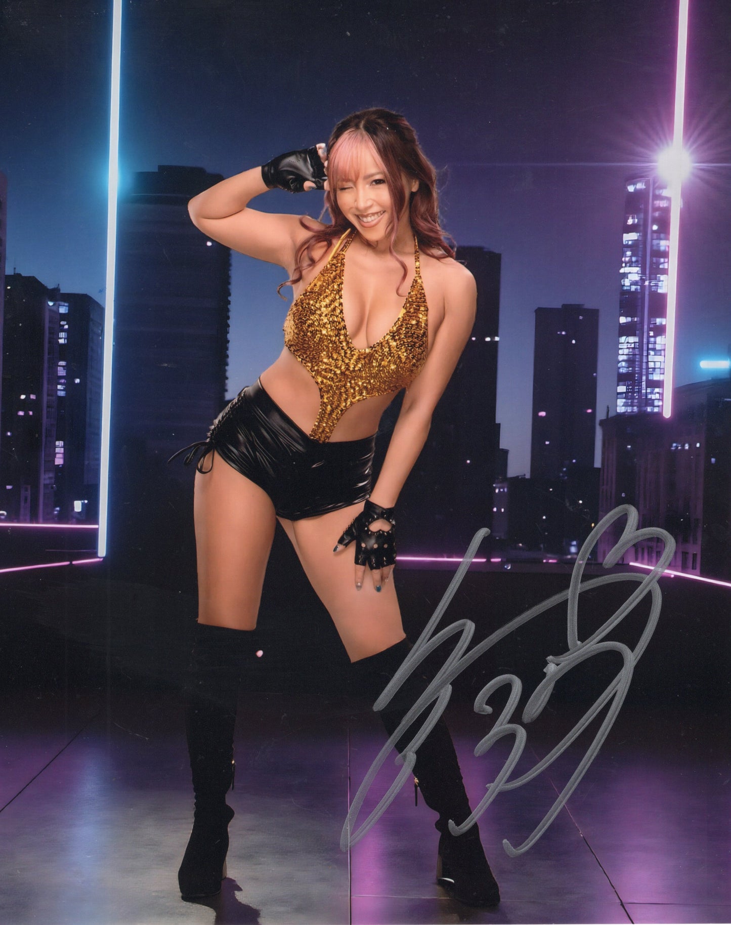Mina Shirakawa AEW WWE NXT 8x10 photo signed auto autographed