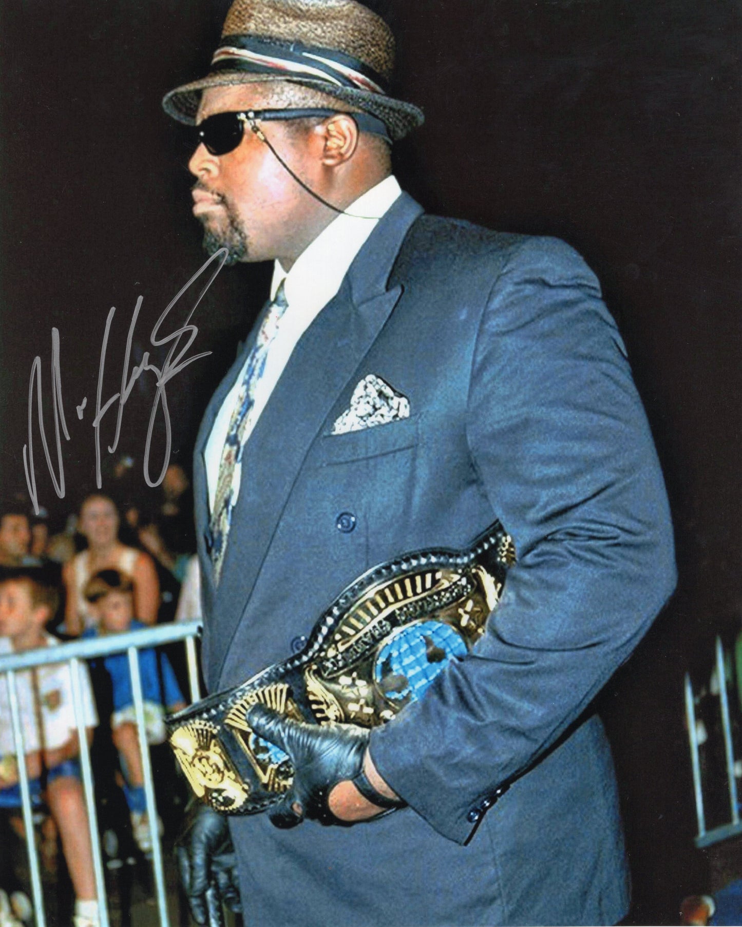 Mr. Hughes WCW NWA 8x10 photo signed auto autographed