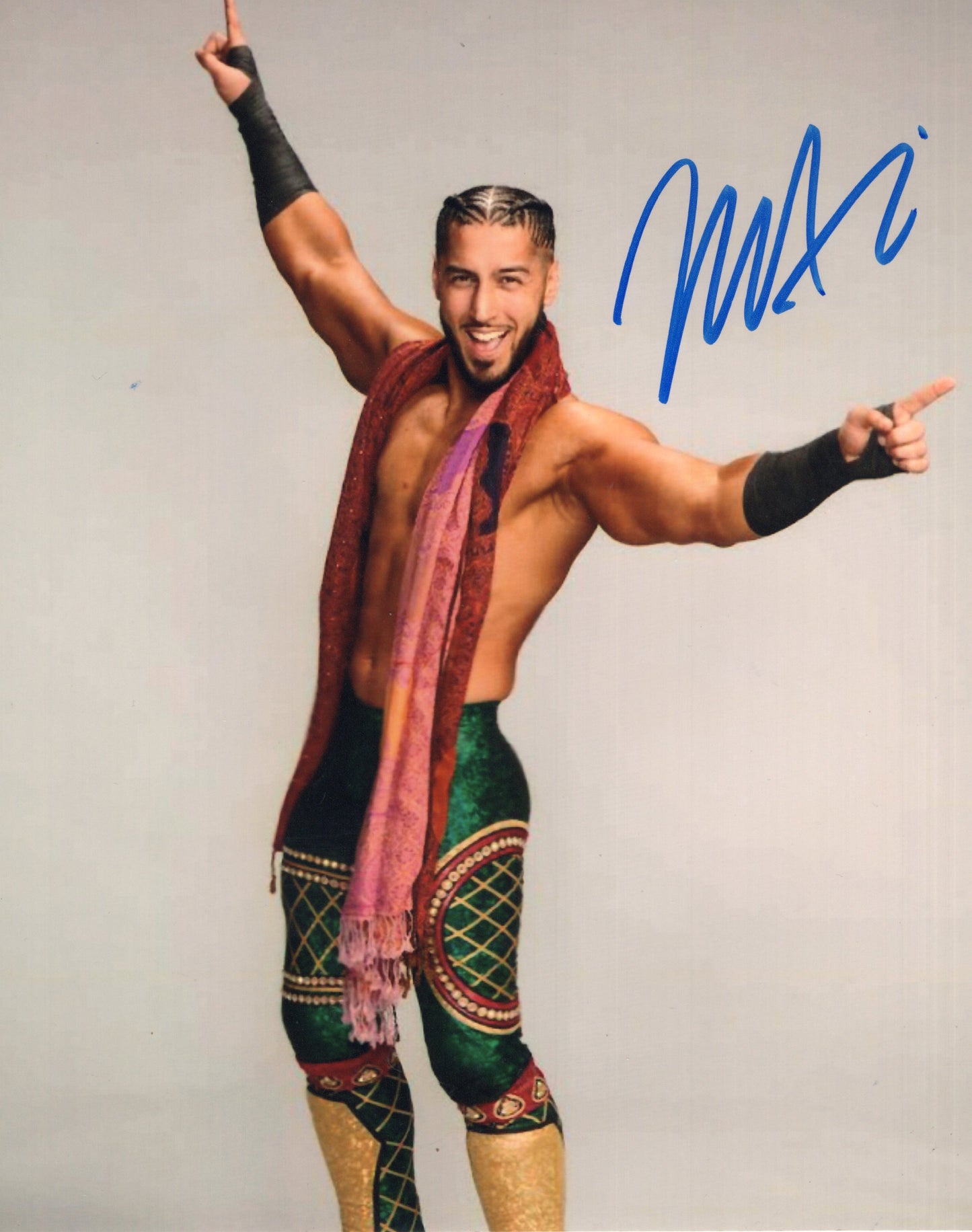 Mustafa Ali TNA WWE NXT 8x10 photo signed auto autographed