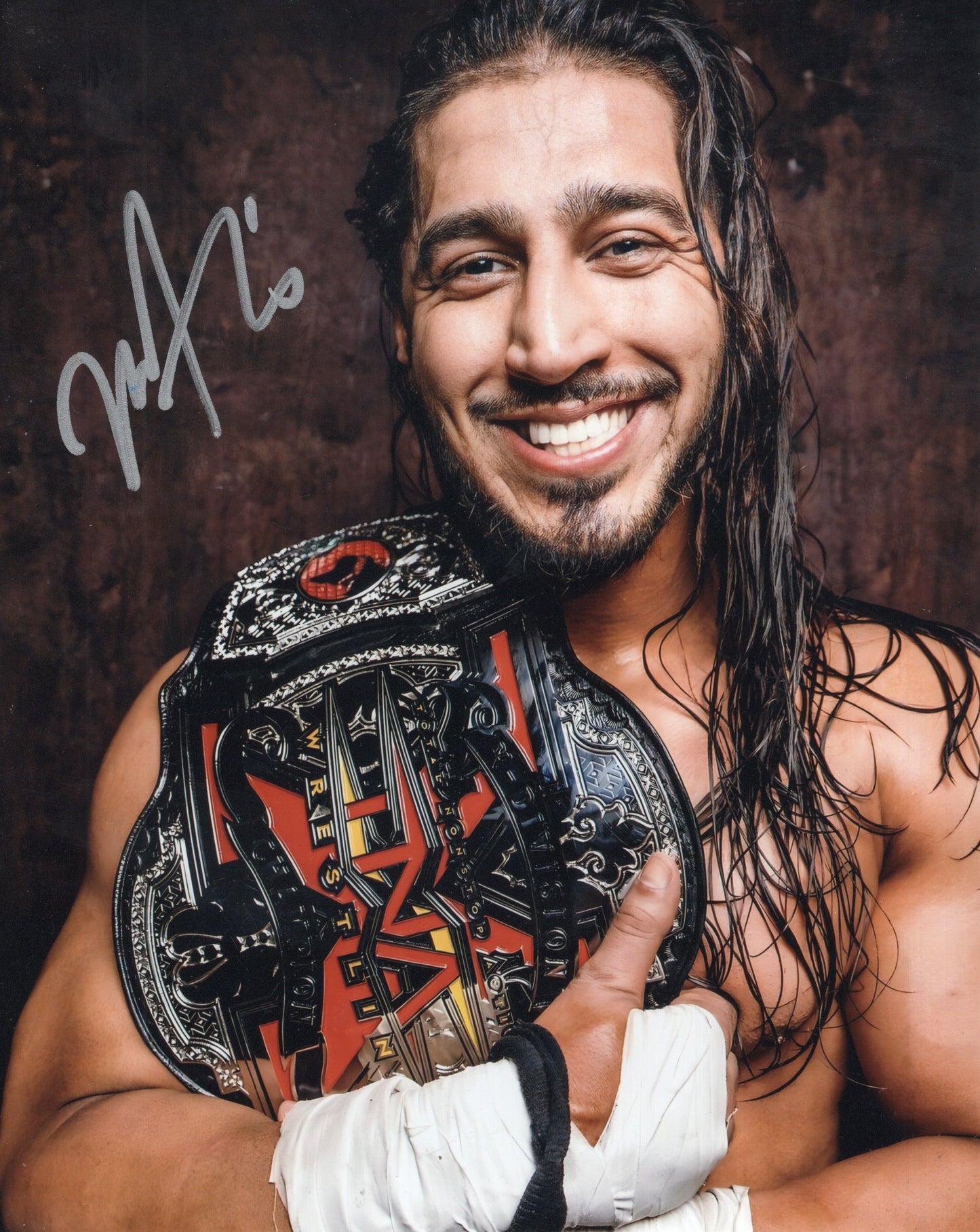 Mustafa Ali TNA WWE NXT 8x10 photo signed auto autographed