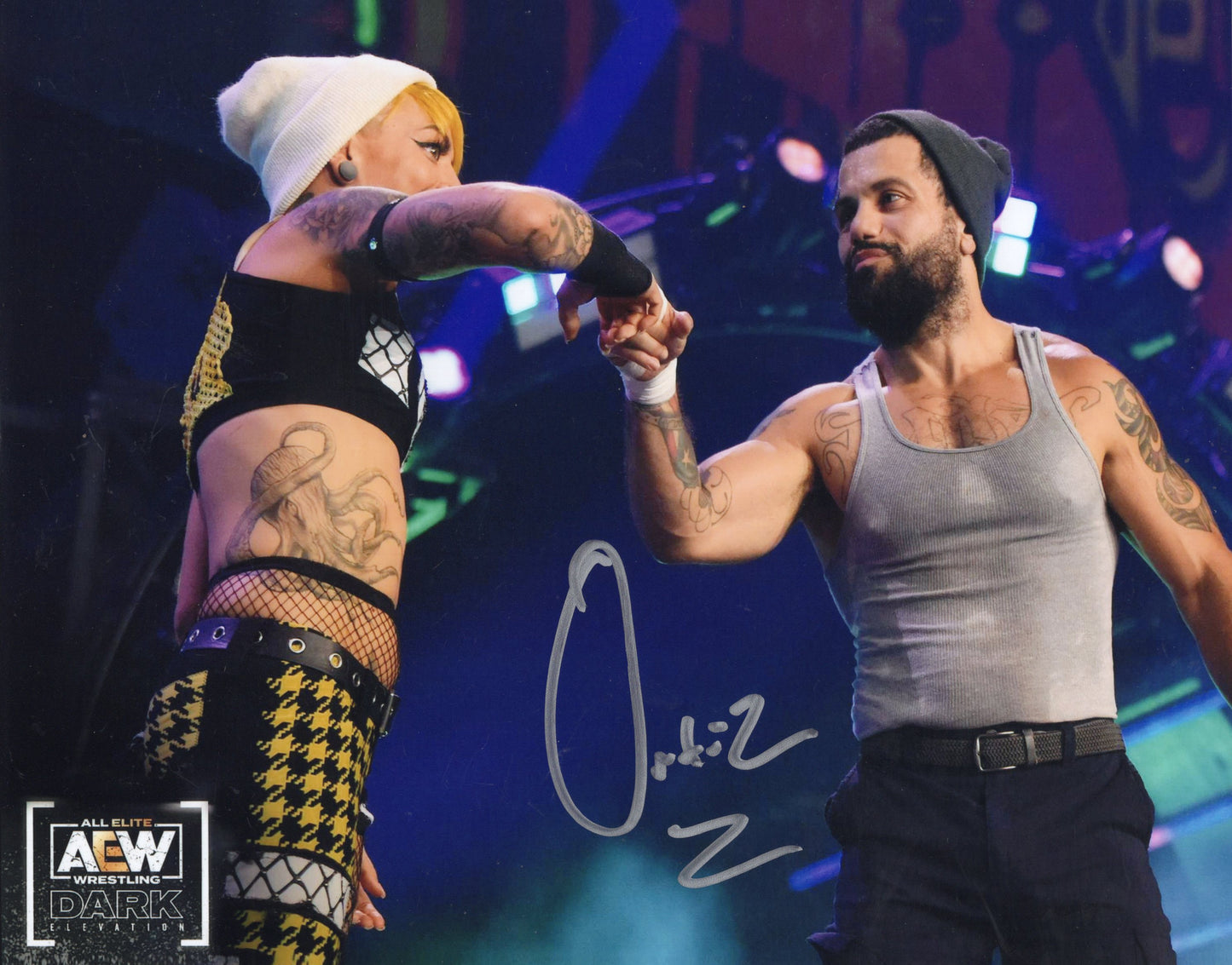 Ortiz (8x10 photo) AEW signed auto autographed TNA