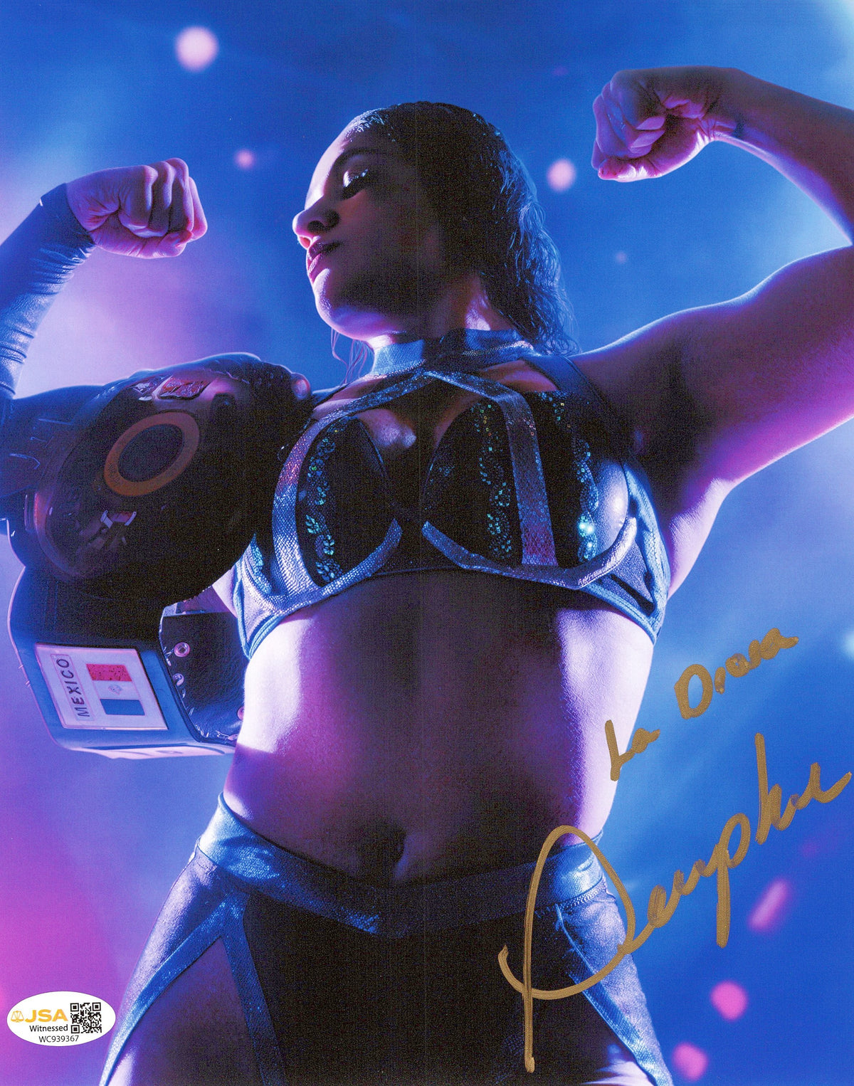 Persephanie (8x10 photo) JSA COA AEW autographed