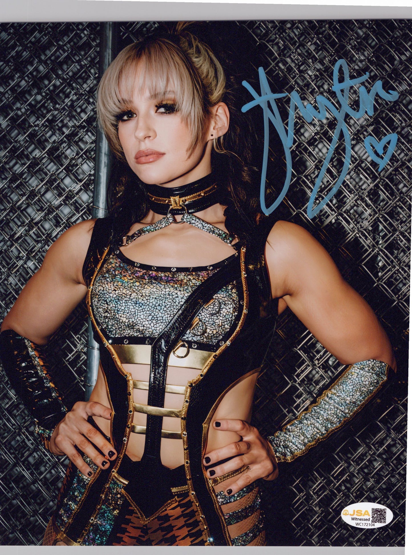 Jamie Hayter (8x10 photo) JSA COA signed auto autographed AEW TNA