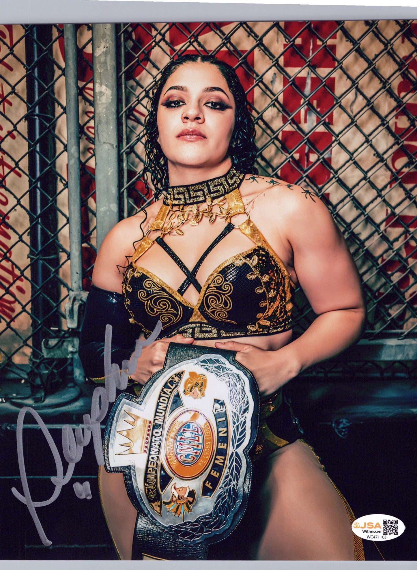 Persephone (8x10 photo) JSA COA signed auto autographed AEW TNA
