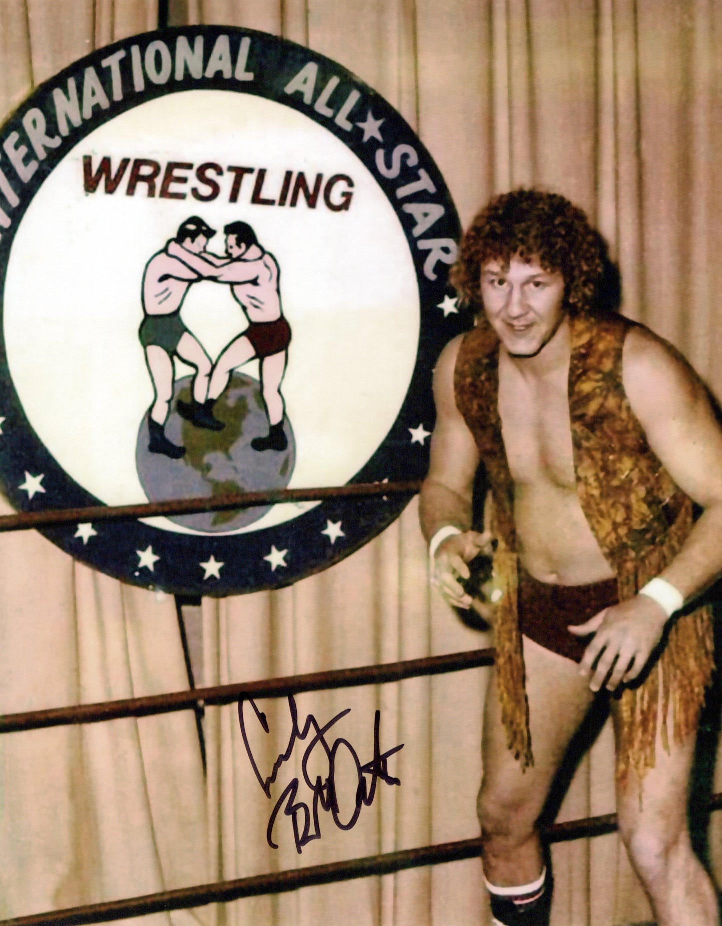 Cowboy Bob Orton 8x10 photo signed auto autographed