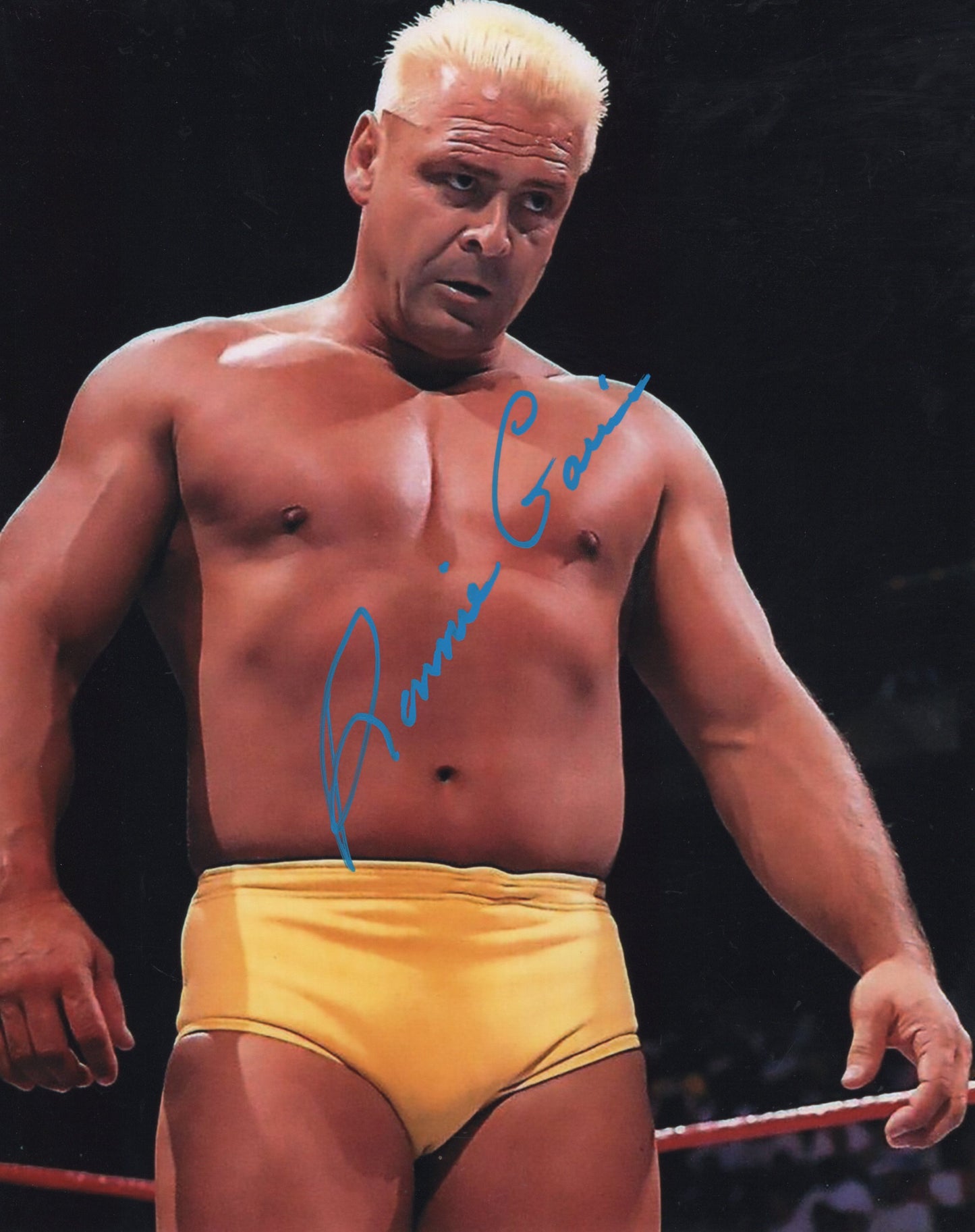 Ronnie Garvin (8x10) photo signed auto autographed WWF WCW NWA