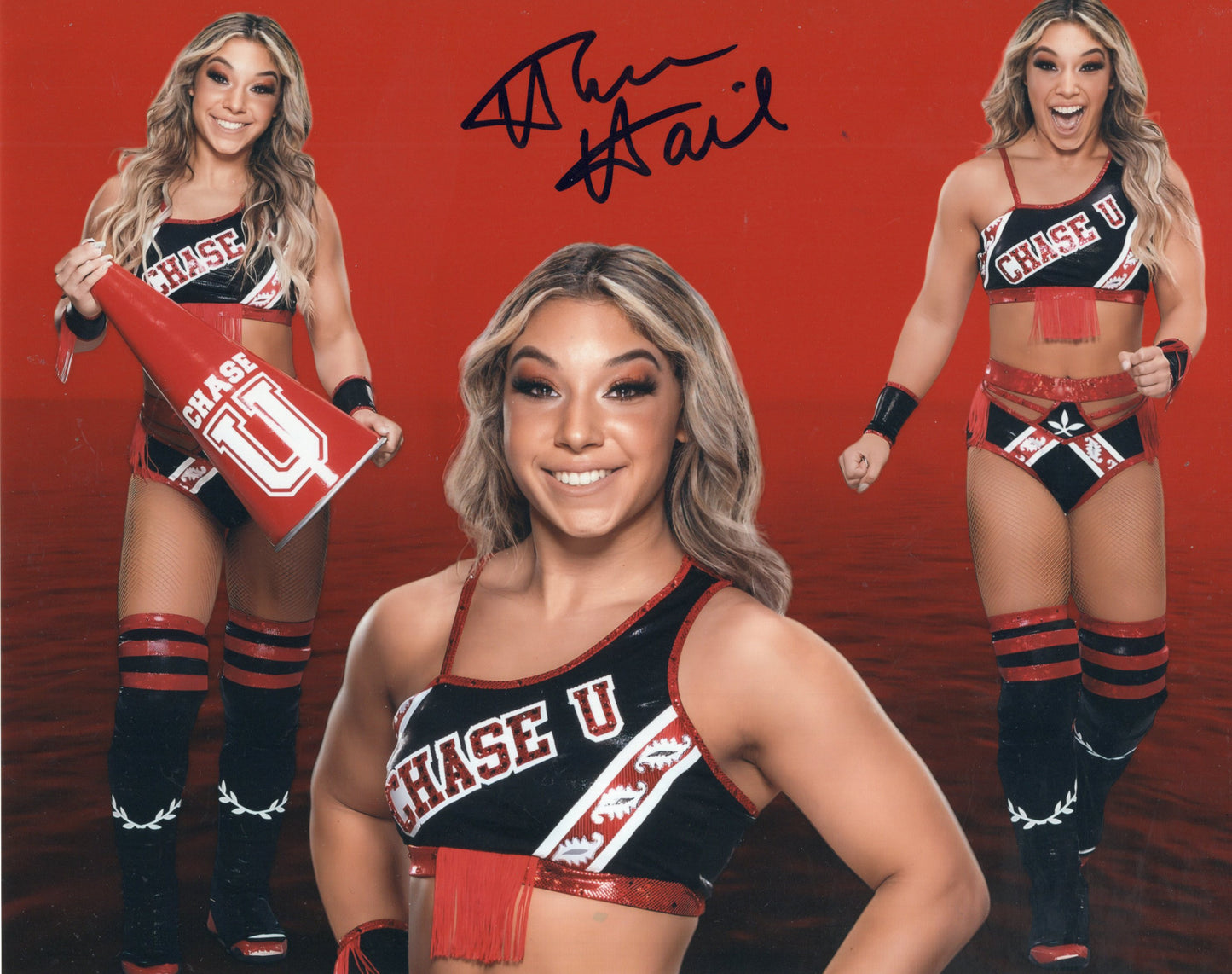 Thea Hail 8x10 NXT WWE signed autographed photo