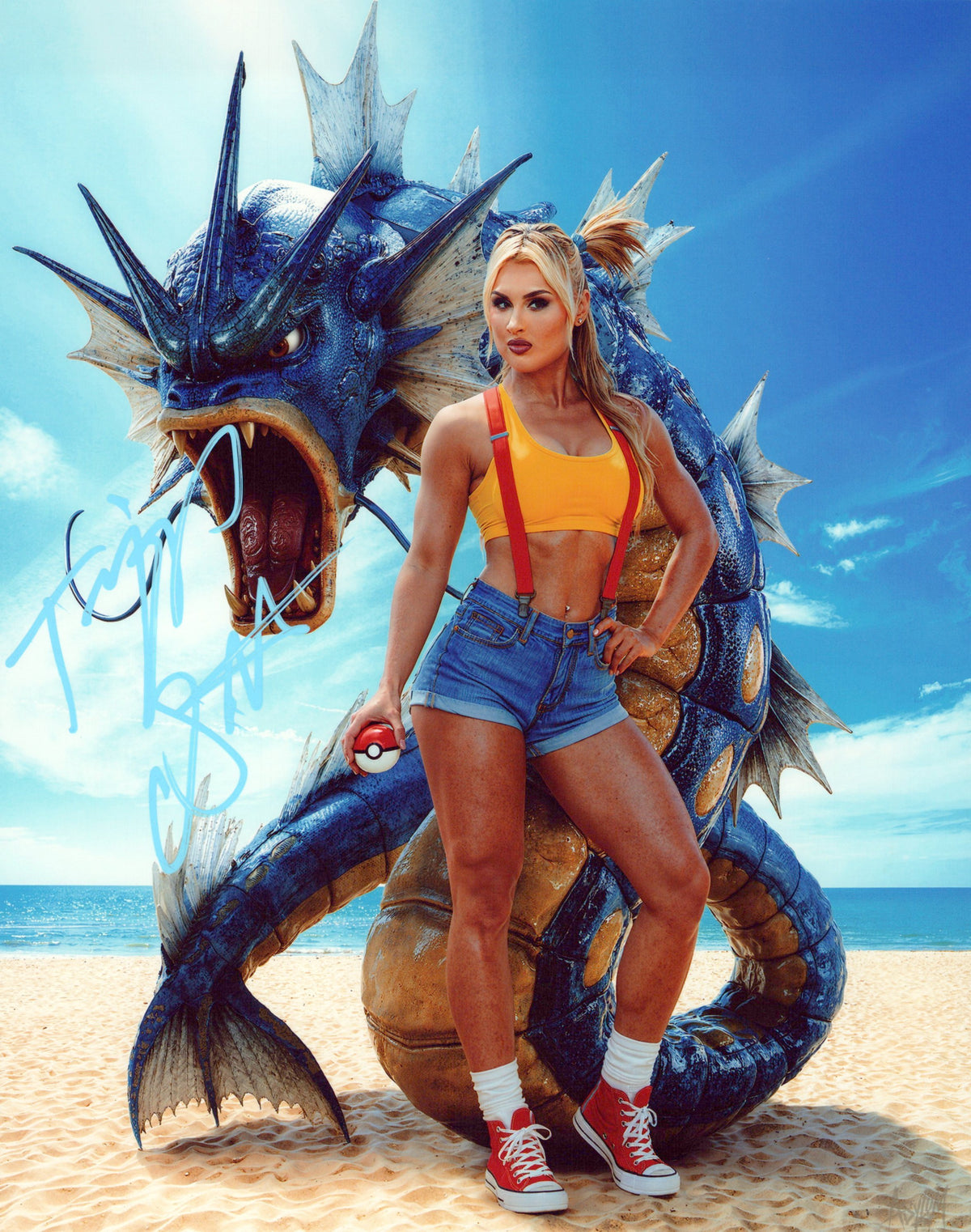 Tiffany Stratton (FUNHOUSE 8x10) WWE NXT autograph signed photo