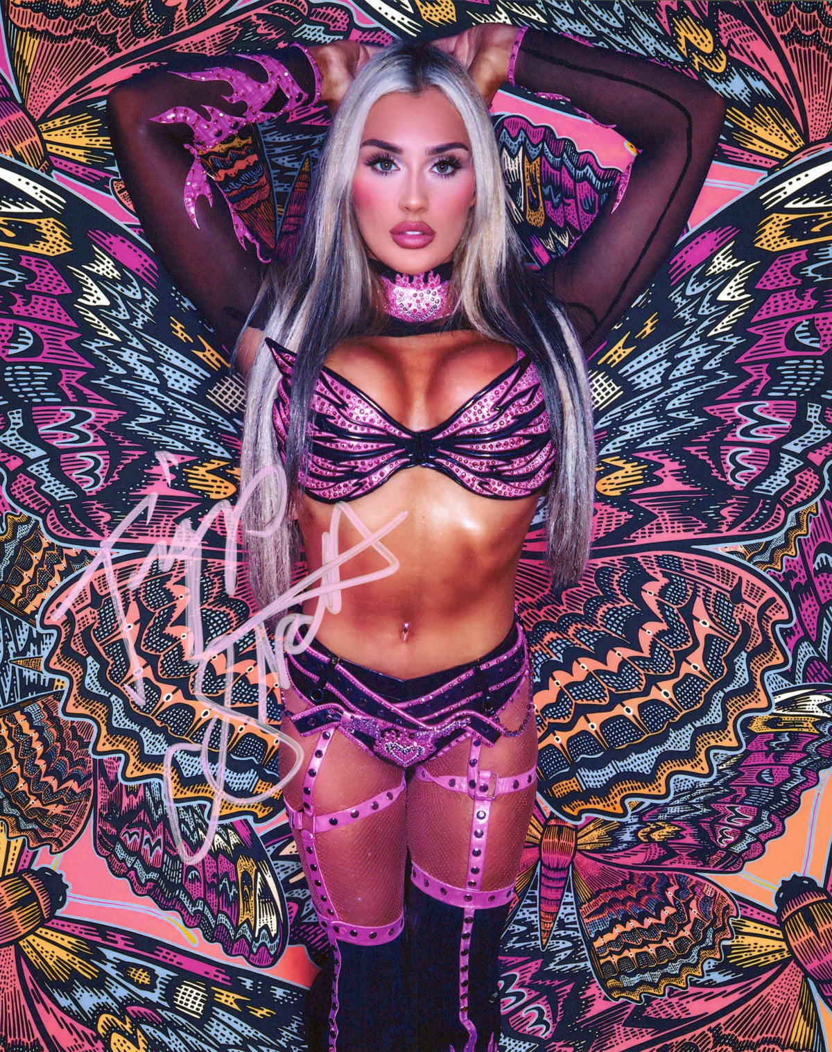 Tiffany Stratton (FUNHOUSE 8x10) WWE NXT autograph signed photo