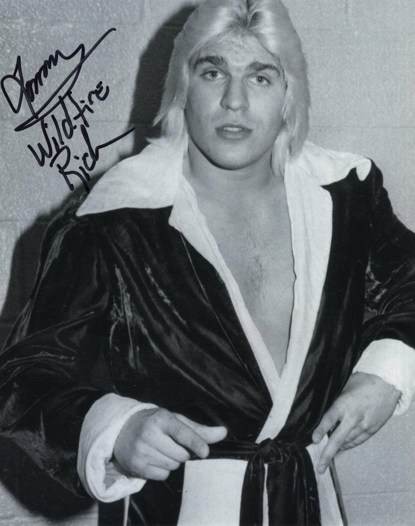 Tommy Wildfire Rich WCW 8x10 photo signed auto autographed