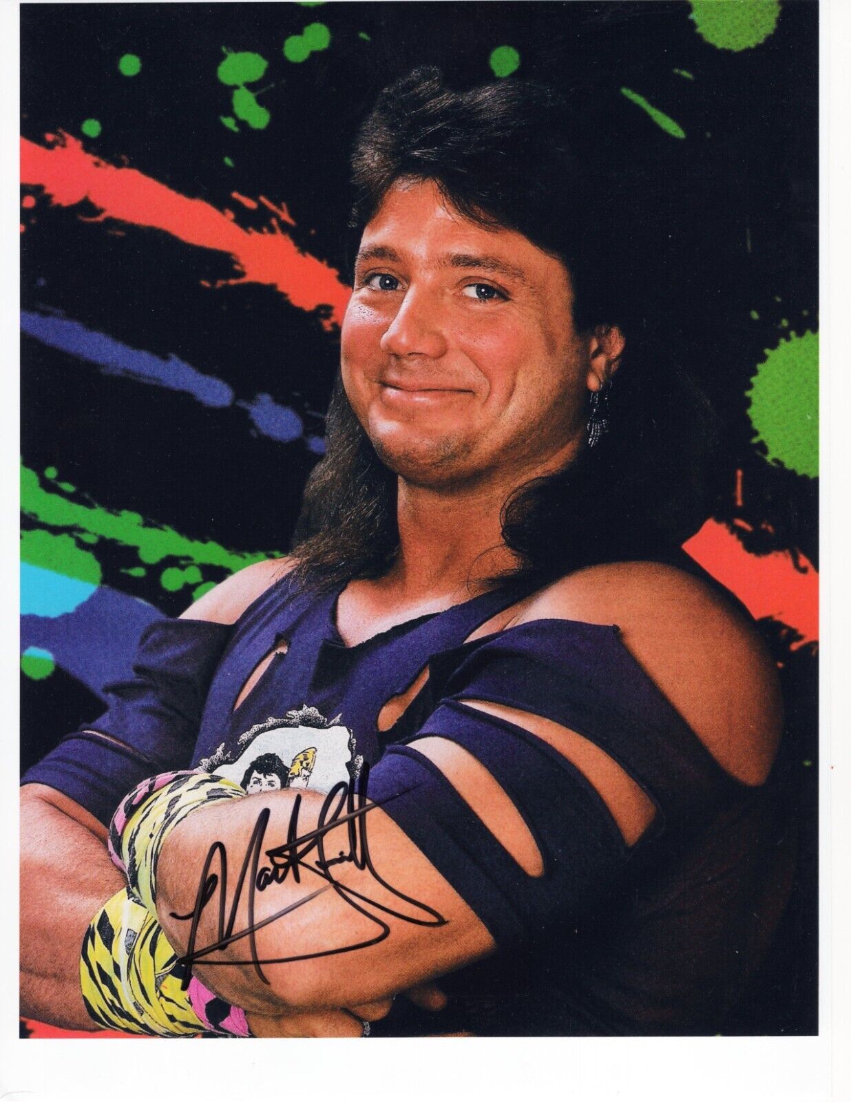 Marty janetty signed 8.5x11 photo signed auto autographed