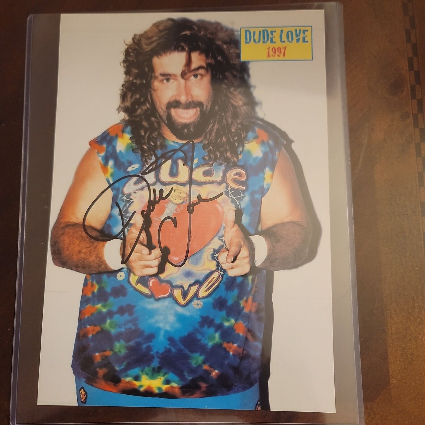 Dudle Love (magazine page) photo signed auto autographed photo signed auto autog