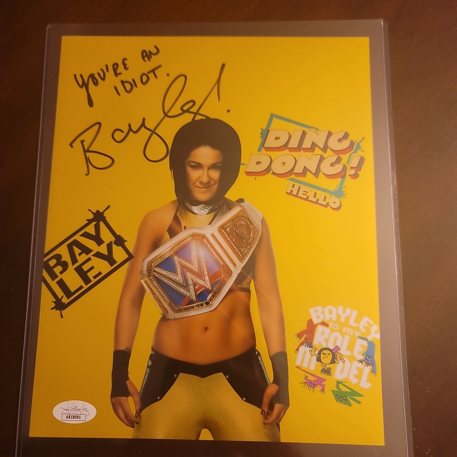 WWE Bayley autograph and card lot high quality