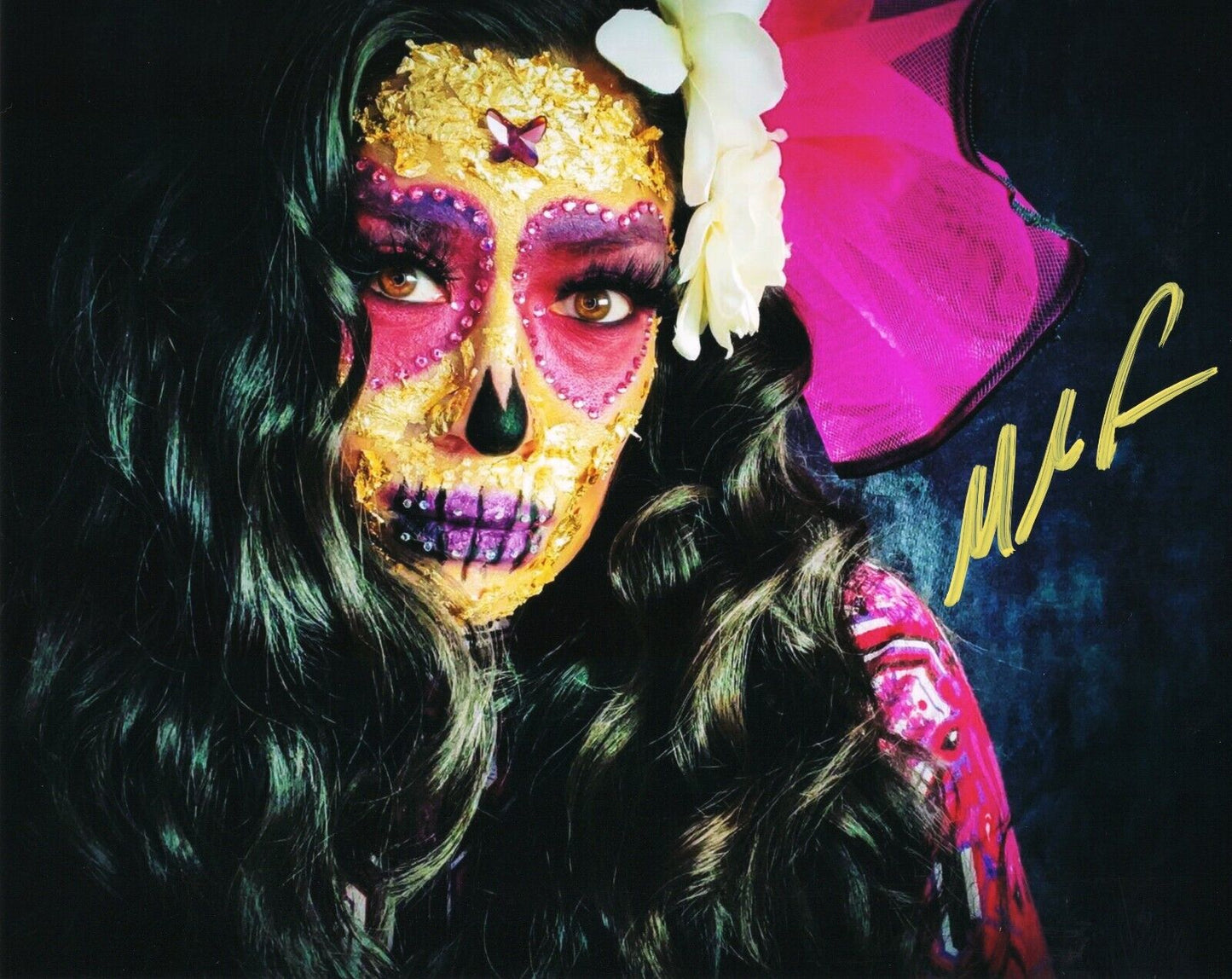 Melina (8x10 metallic) WWE Autographed Signed Photo Funhouse SEXY photo signed auto