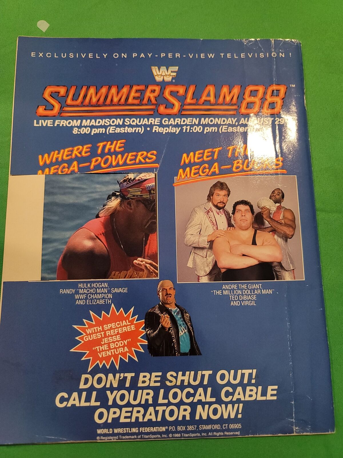 Brutus beefcake signed magazine photo signed auto autographed