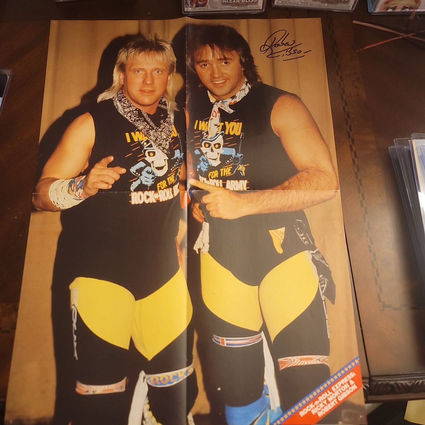 Robert gibson magazine poster photo signed auto autographed