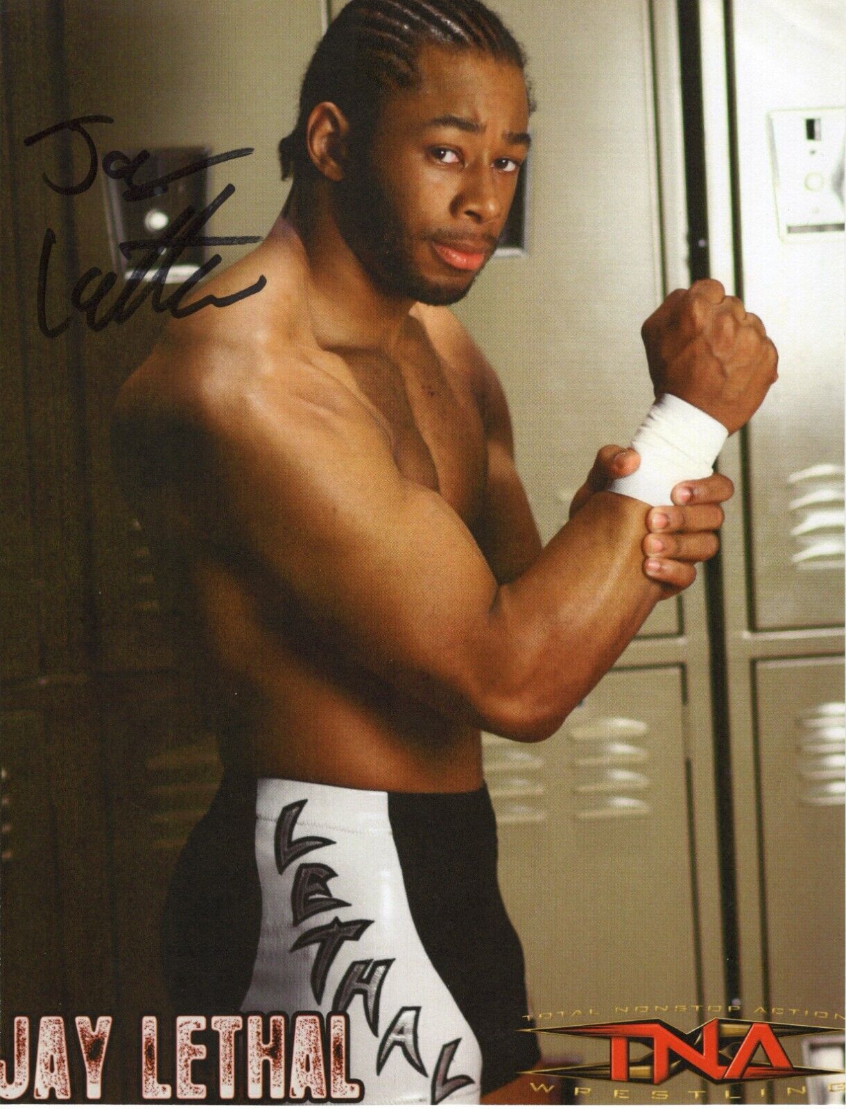 Jay Lethal 8.5x11 signed autographed photo signed auto autographed