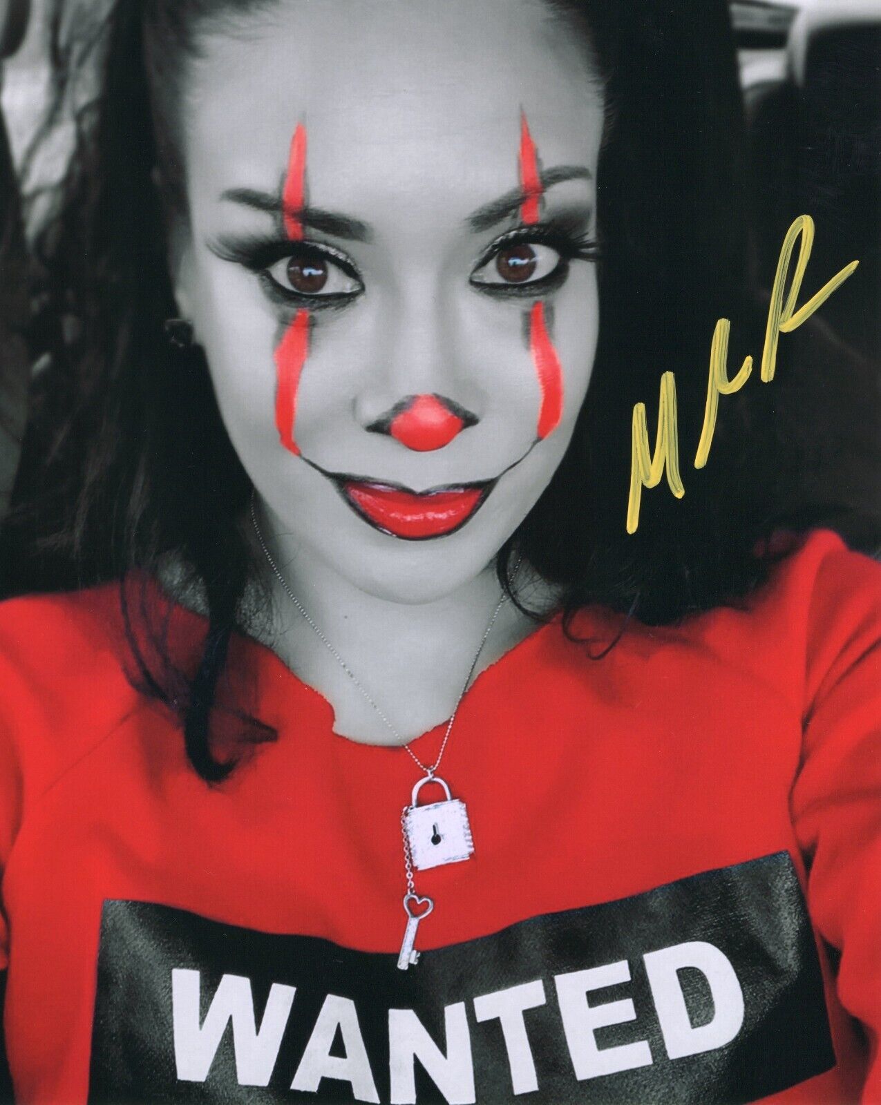 Melina (8x10 metallic) WWE Autographed Signed photo Funhouse SEXY photo signed auto