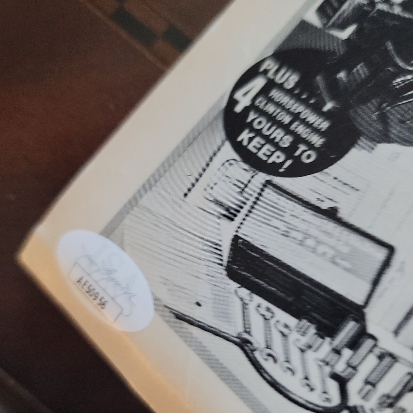 Dusty Rhodes full magazine jsa certed photo signed auto autographed