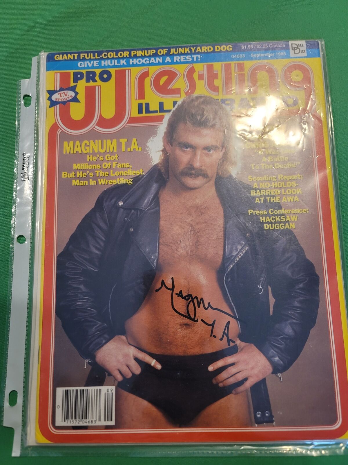 Magnum TA (full magazine) cover signed auto autographed