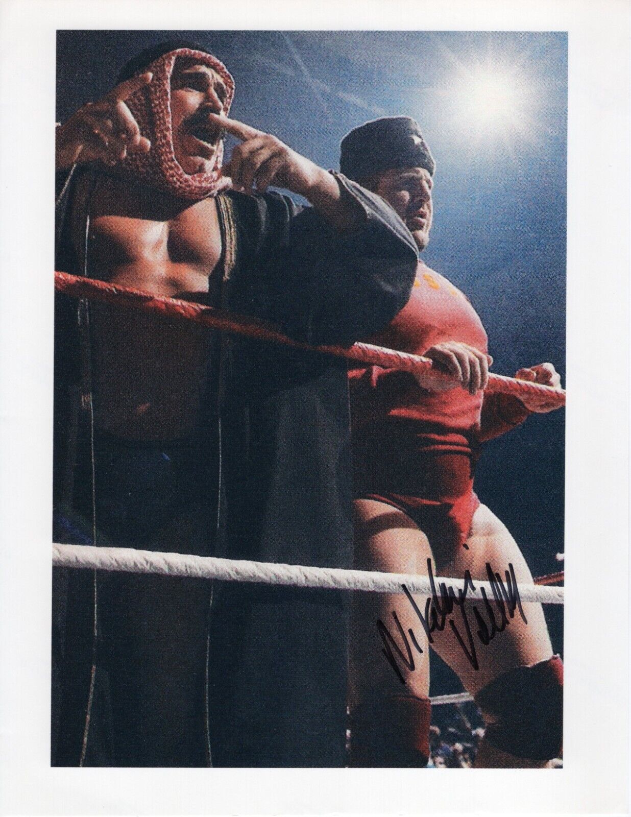 Nikolai Volkoff (8.5x11) signed autographed photo signed auto