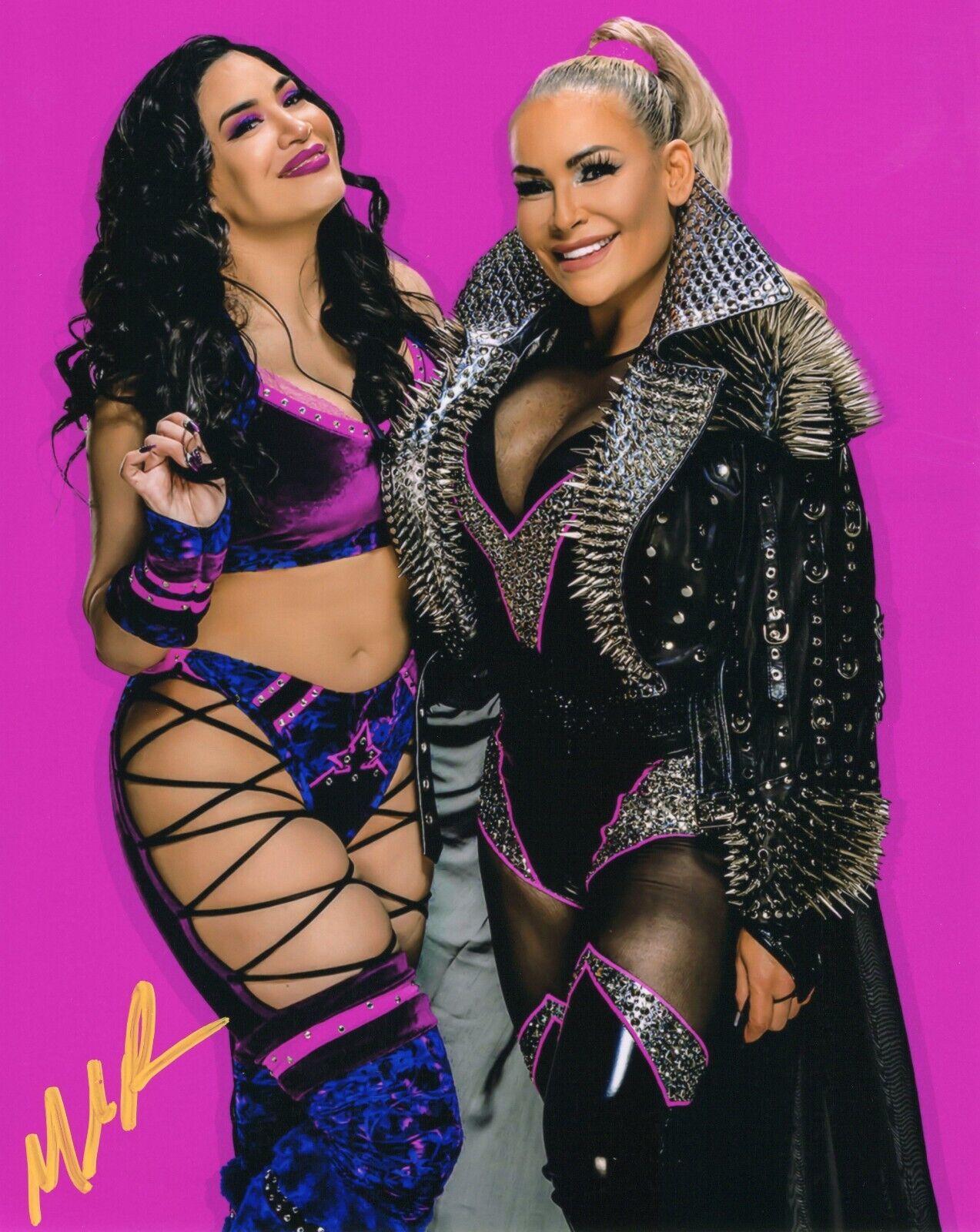 Melina (8x10 metallic) WWE Autographed Signed photo Funhouse SEXY photo signed auto