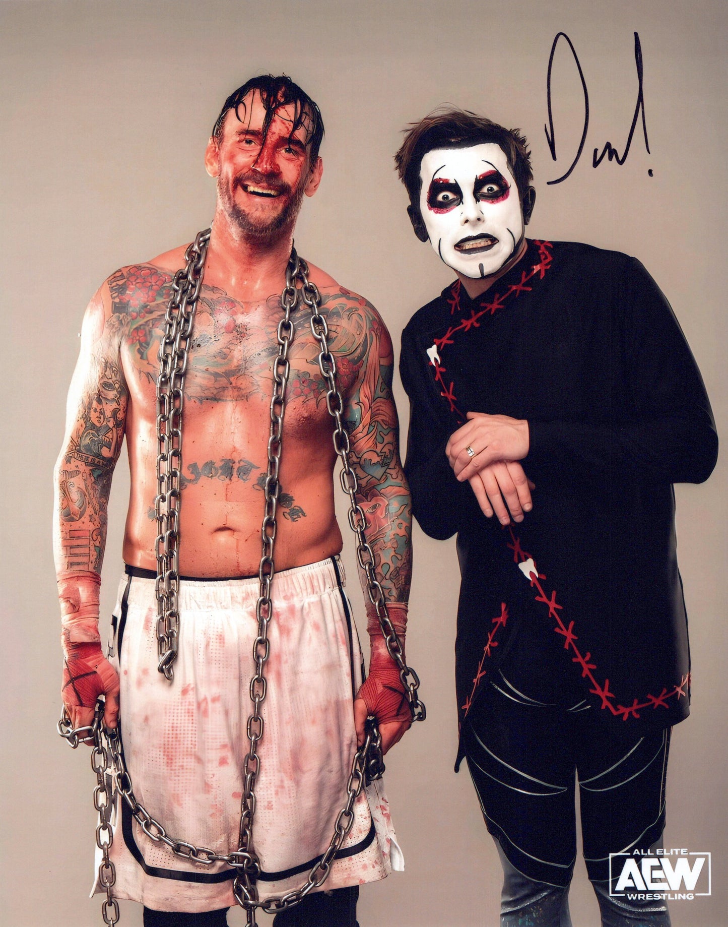 Danhausen WWE AEW (8x10) signed auto autographed
