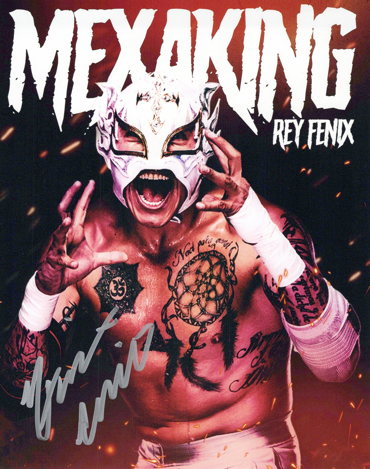 Rey Fenix AEW TNA WWE 8x10 photo signed auto autographed
