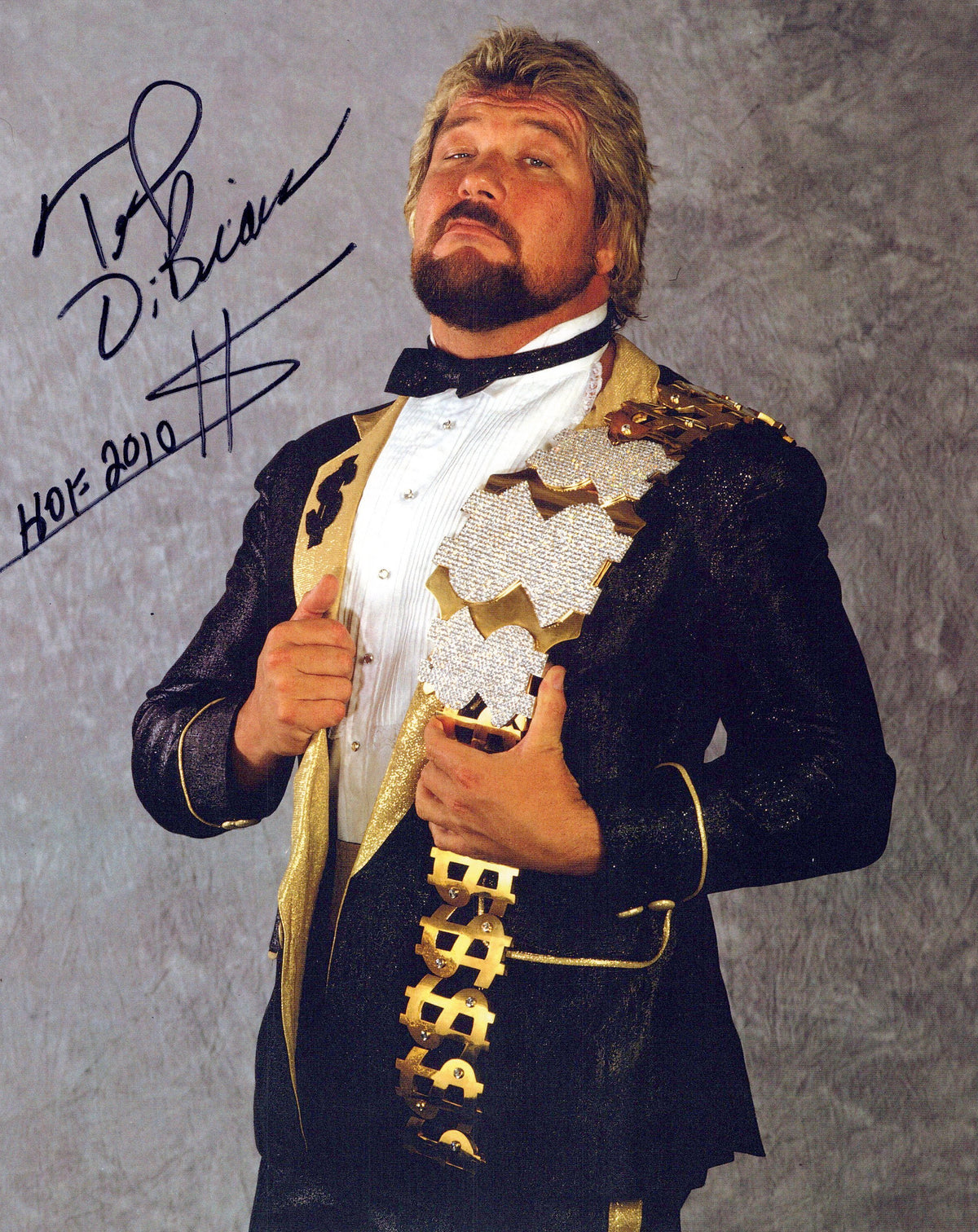 Ted DiBiase (8x10) WWF WCW photo signed auto autographed