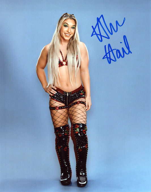 Thea Hail 8x10 NXT WWE signed autographed photo