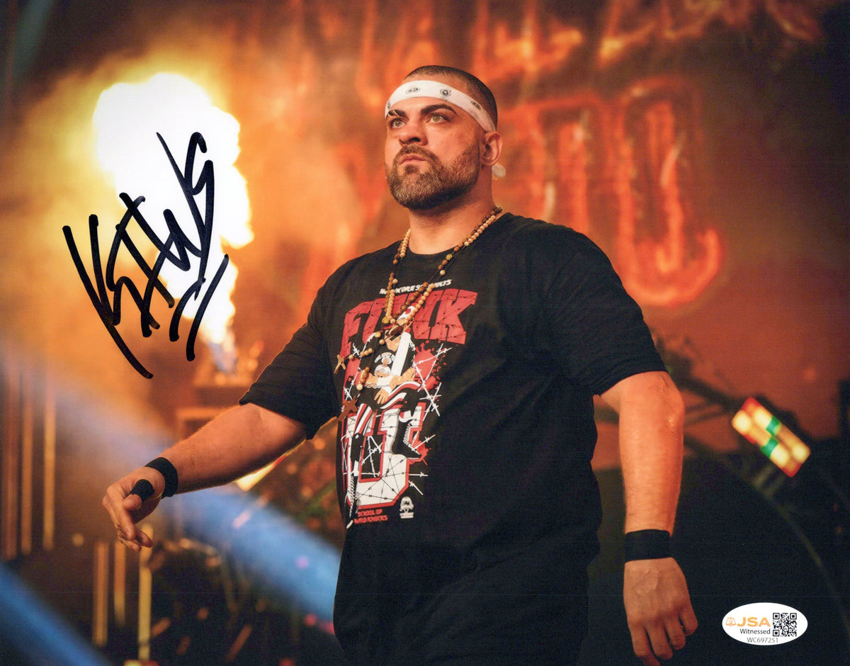 Eddie Kingston jsa 8x10 photo signed auto autographed aew