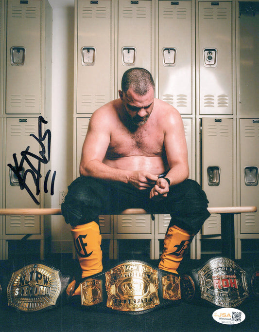 Eddie Kingston jsa 8x10 photo signed auto autographed aew