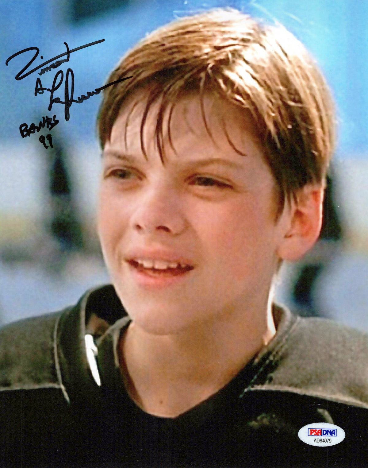VINCENT LARUSSO PSA DNA 8x10 photo signed auto autographed celebrity Mighty Ducks