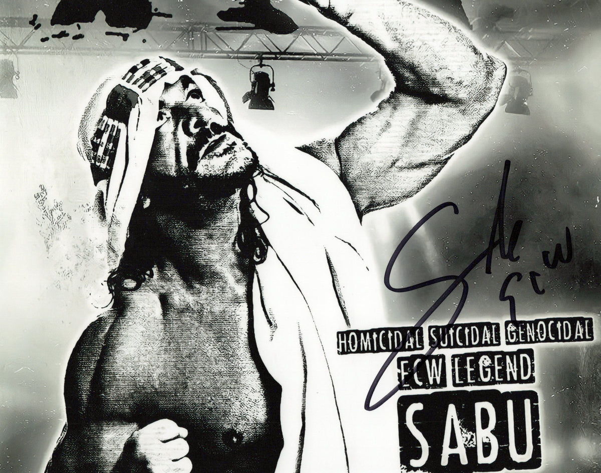 Sabu ECW WWE WCW 8x10 photo signed auto autograph