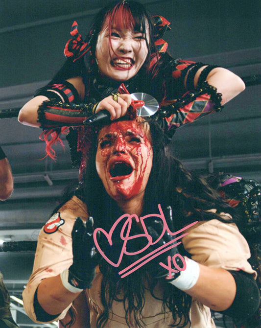 SDL Steph De Lander (8x10) WWE NXT TNA GCW MLW photo signed auto autographed