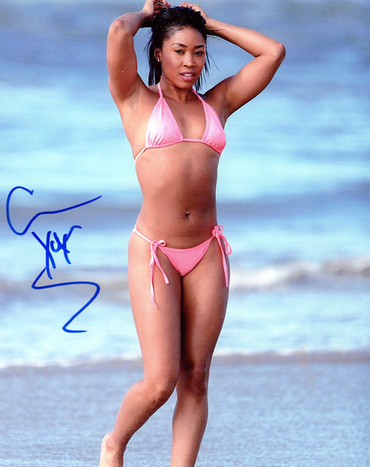Ariane Andrew Cameron 8x10 TNA WWE wwf signed auto autographed